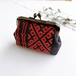 こぎん刺し がま口 財布 その他ミニ財布・コンパクト財布 e°ru 通販