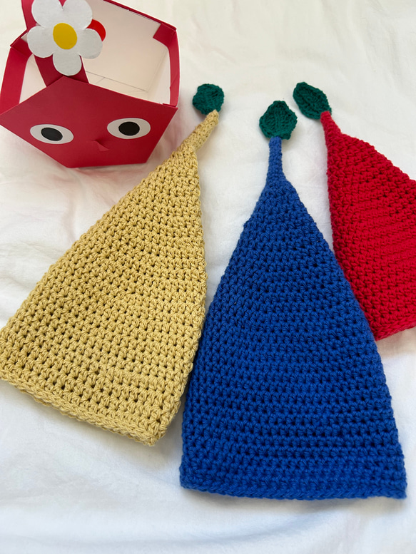 ピクミン風どんぐり帽子＊秋冬＊ 帽子(ベビー・キッズ) RuRi**RuRi  