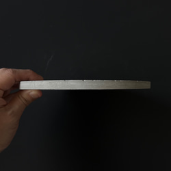 PL-1■18.1cm モルタル サークルプレート■ ディスプレイ 器 皿 インテリア 什器 オブジェ コンクリート 5枚目の画像