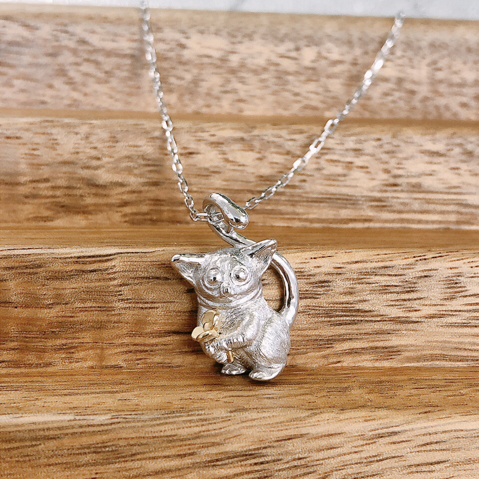 動物モチーフ「 わたしのガラゴ ♪｣ ✧ シルバーネックレス