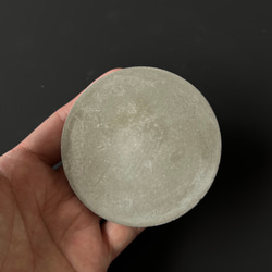 PS-2■7.9cm モルタル サークルコースター■ ディスプレイ 器 皿 インテリア 什器 オブジェ コンクリート 6枚目の画像