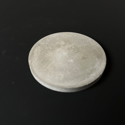 PS-2■7.9cm モルタル サークルコースター■ ディスプレイ 器 皿 インテリア 什器 オブジェ コンクリート 2枚目の画像