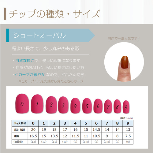 N♥ オーダーサイズ ネイルチップ サイズオーダー】 秋ネイルチップ ピンクネイルチップ チーク