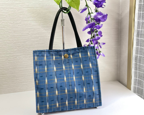 新作] ちえの和 ☆着物リメイク マチ付手提げバッグ☆ ハンドバッグ