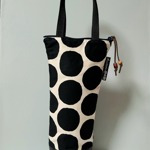 □受注製作□ドット柄水筒カバー ハンドメイド ペットボトルカバー