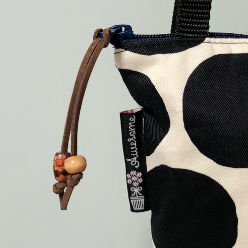 □受注製作□ドット柄水筒カバー ハンドメイド ペットボトルカバー