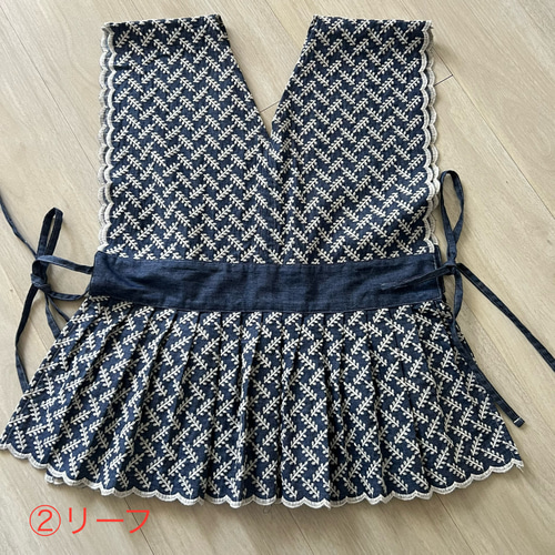 スカラップレースの横開きベスト(ネイビー) ベスト Ito-hari 通販