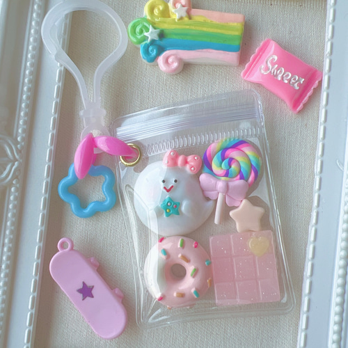 No.219 50個 【袋サイズが選べる 】 キャンディバッグ キーホルダー