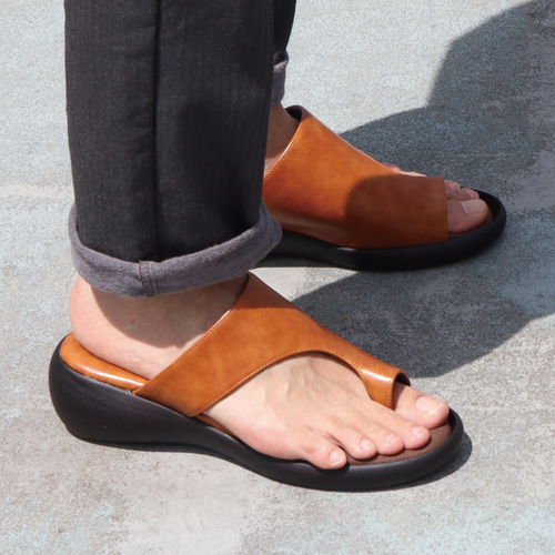 メンズ】アシメトングサンダル|サンダル 甲高 幅広 紳士 Nuts