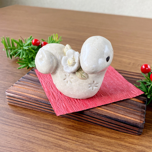 陶器の干支「巳」 その他置物 A.umi｛陶器｝ 通販 17875677｜Creema