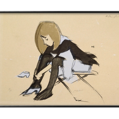 10058□ポスター アート 絵画『ヘレン・シャルフベック』北欧 A3