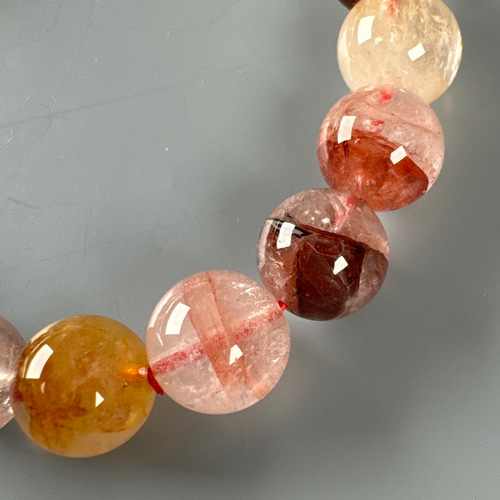 ライモナイトインクォーツ オーロラクォーツ 10ミリ 20個 sb2757