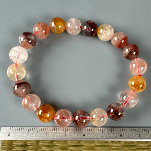 ライモナイトインクォーツ オーロラクォーツ 10ミリ 20個 sb2757