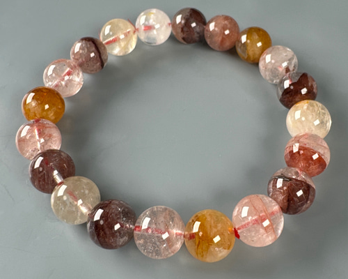 ライモナイトインクォーツ オーロラクォーツ 10ミリ 20個 sb2757