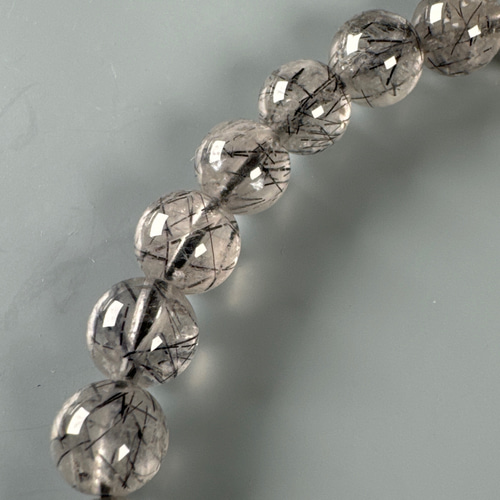 トルマリンルチルクォーツ 7.5ミリ 26個 sb2758 天然石 pinky 通販