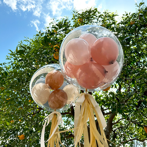 ヘリウムガス入り】関東 送料無料 ウッドブルーmix バルーン 風船 誕生