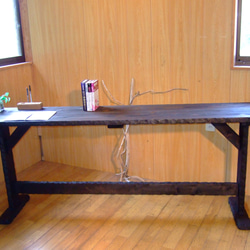 送料無料コヤ木工こだわり製作創りたて！大型カウンターテーブル 2枚目の画像