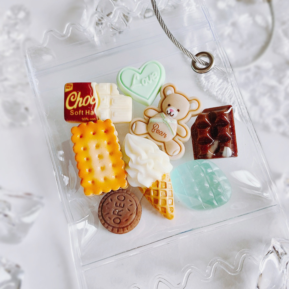 CANDY COLOR フェイクスイーツ作家様 バッグチャーム TICKET