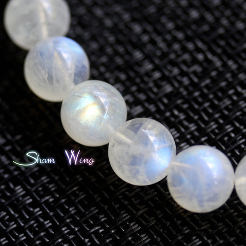 最高品質　レインボームーンストーン　ブレスレット 高品質 レインボームーンストーン ブレスレット 約5～5.5mm