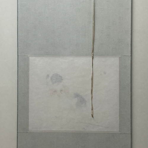 日本の名画 掛け軸 竹内栖鳳 炉辺 その他インテリア雑貨 表具 月徳堂