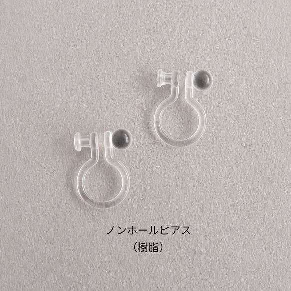 小ぶりしずくネックレス＆ピアスセット ＜シルバー＞ サージカルステンレス　アレルギー対応 ドロップ 14枚目の画像