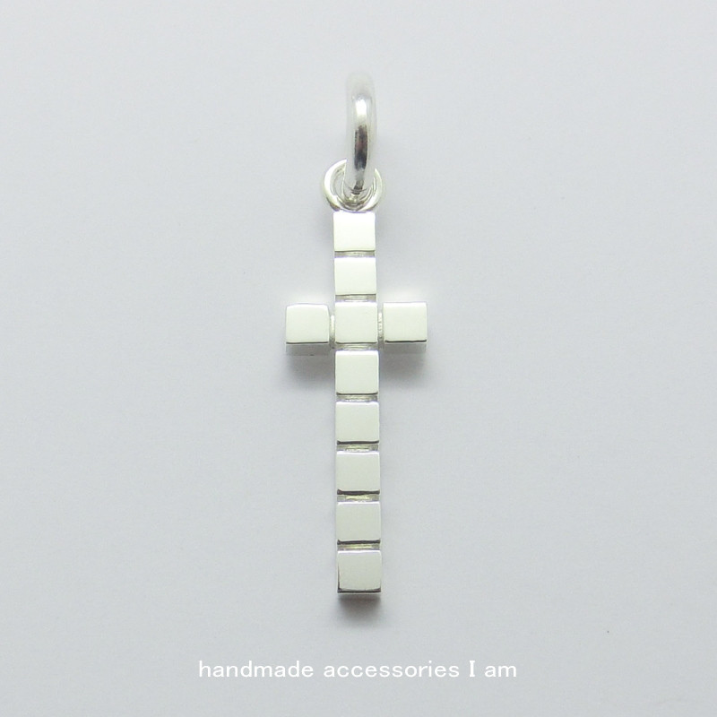 受注生産商品　ちょい足し　キューブクロスペンダント　シルバー925　IP0202