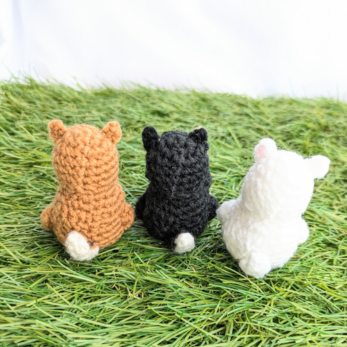 受注制作】小さな柴犬のあみぐるみ あみぐるみ ainote 通販