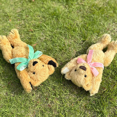 受注制作】テディベア “TEDDY” ハニーブロンド ぬいぐるみ テディ