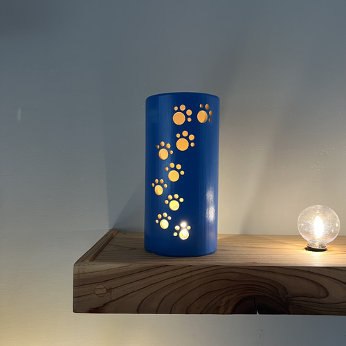 ちょもり火 竹あかり ライト 肉球 8色 犬 猫 ペット スタンドライト
