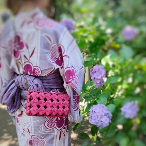 PAULE KAポールカカゴバッグショルダーバッグ浴衣にも PAULE KA - 美品