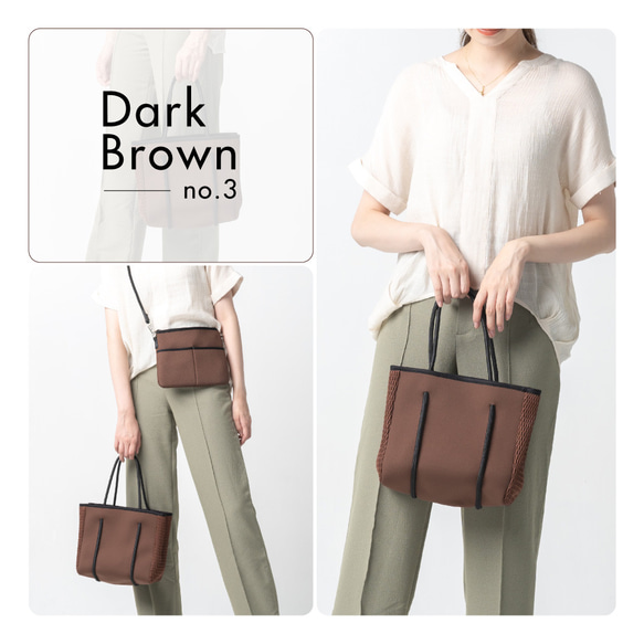 ネオプレン メッシュ ミニ トートバッグ（サコッシュ別売り）【送料無料】（poty-tote） 4枚目の画像