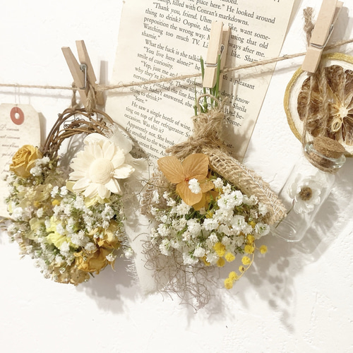 ドライフラワーガーランド ドライフラワー ruru〜✩.*˚ 通販 17878064