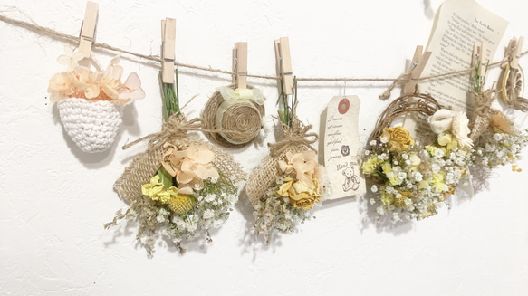 ドライフラワーガーランド ドライフラワー ruru〜✩.*˚ 通販 17878064