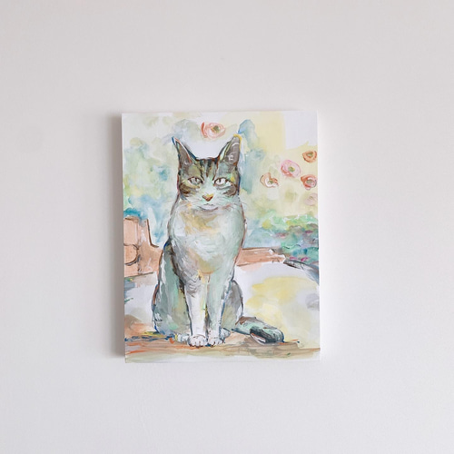 原画】猫の絵 絵画 Hang 通販 17878071｜Creema(クリーマ)