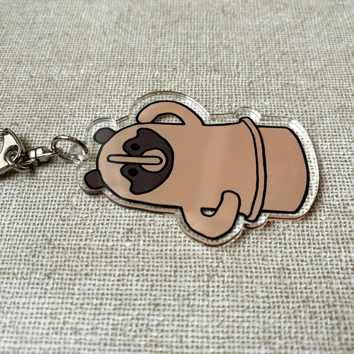 アクリルキーホルダー 埴輪タヌキ キーホルダー tanuki-ms 通販