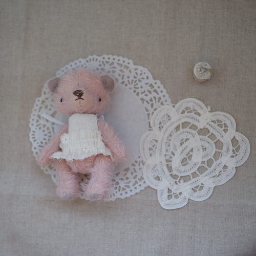 ピンクのくまさん テディベア teddy bear ぬいぐるみ dear._