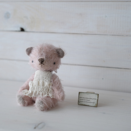 ピンクのくまさん テディベア teddy bear ぬいぐるみ dear._