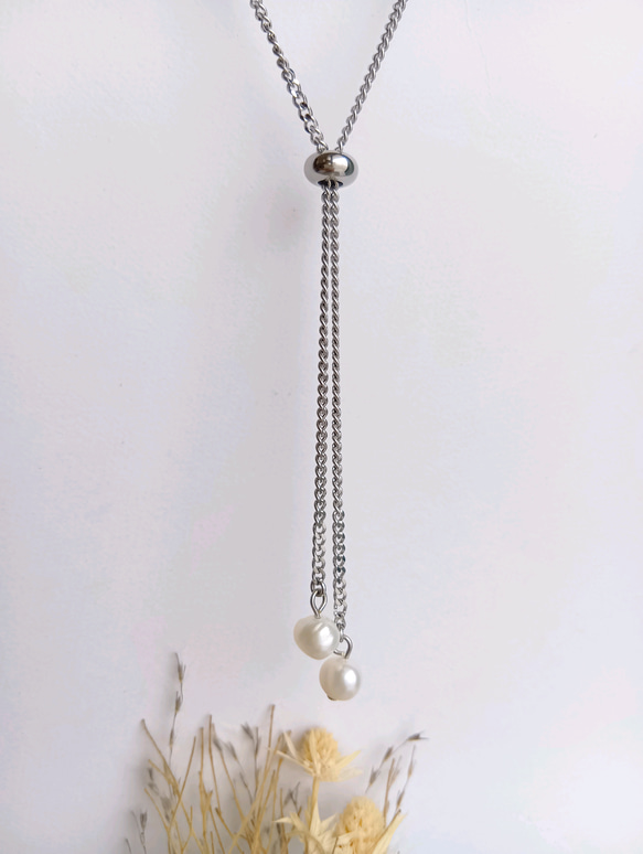 上品 シンプル 軽いメガネホルダー ネックレス 老眼鏡 サングラス  長さ カラー選べる 旅行 ドライブ アレルギー対応 13枚目の画像