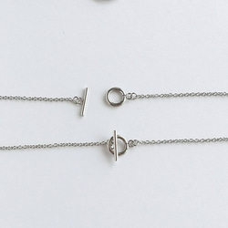 上品 シンプル 軽いメガネホルダー ネックレス 老眼鏡 サングラス  長さ カラー選べる 旅行 ドライブ アレルギー対応 9枚目の画像