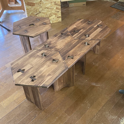 六角桌全套 - 專用盒可變成垃圾桶 第7張的照片