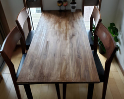 180✕45 アンティーク カウンターテーブル ウォールナット 木目 180