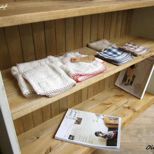 サイズデザインオーダー可！カップボードW88キャビネットシャビー