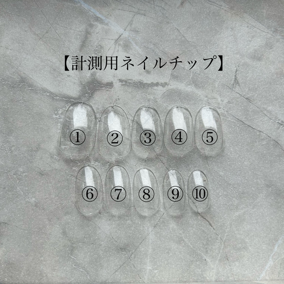 計測用ネイルチップ】送料無料 ネイルチップ（つけ爪） nail salon