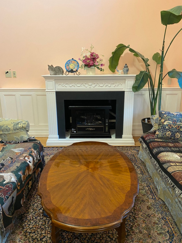 アンティーク調マントルピース アンティーク調 マントルピース（フェイクファイヤー付