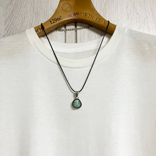 ターコイズ トルコ石 シルバー ネックレス ペンダント #インディアン