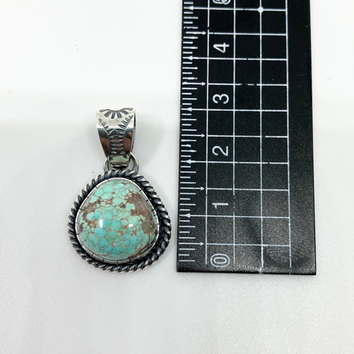 ターコイズ トルコ石 シルバー ネックレス ペンダント #インディアン