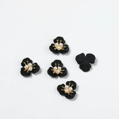楽天市場】ネイルパーツ ドームドライフラワー 約8×6mm 5個入り