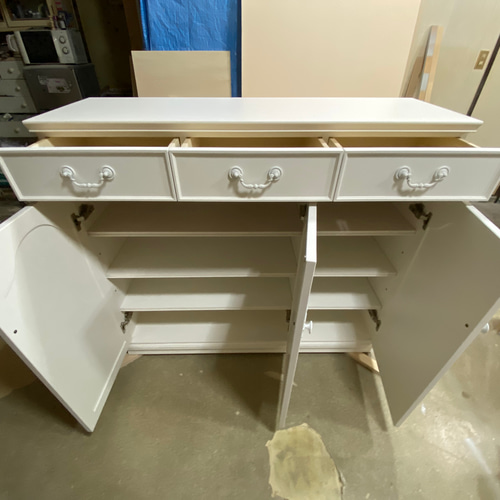 受注製作】フレンチカントリー カップボード 玄関収納