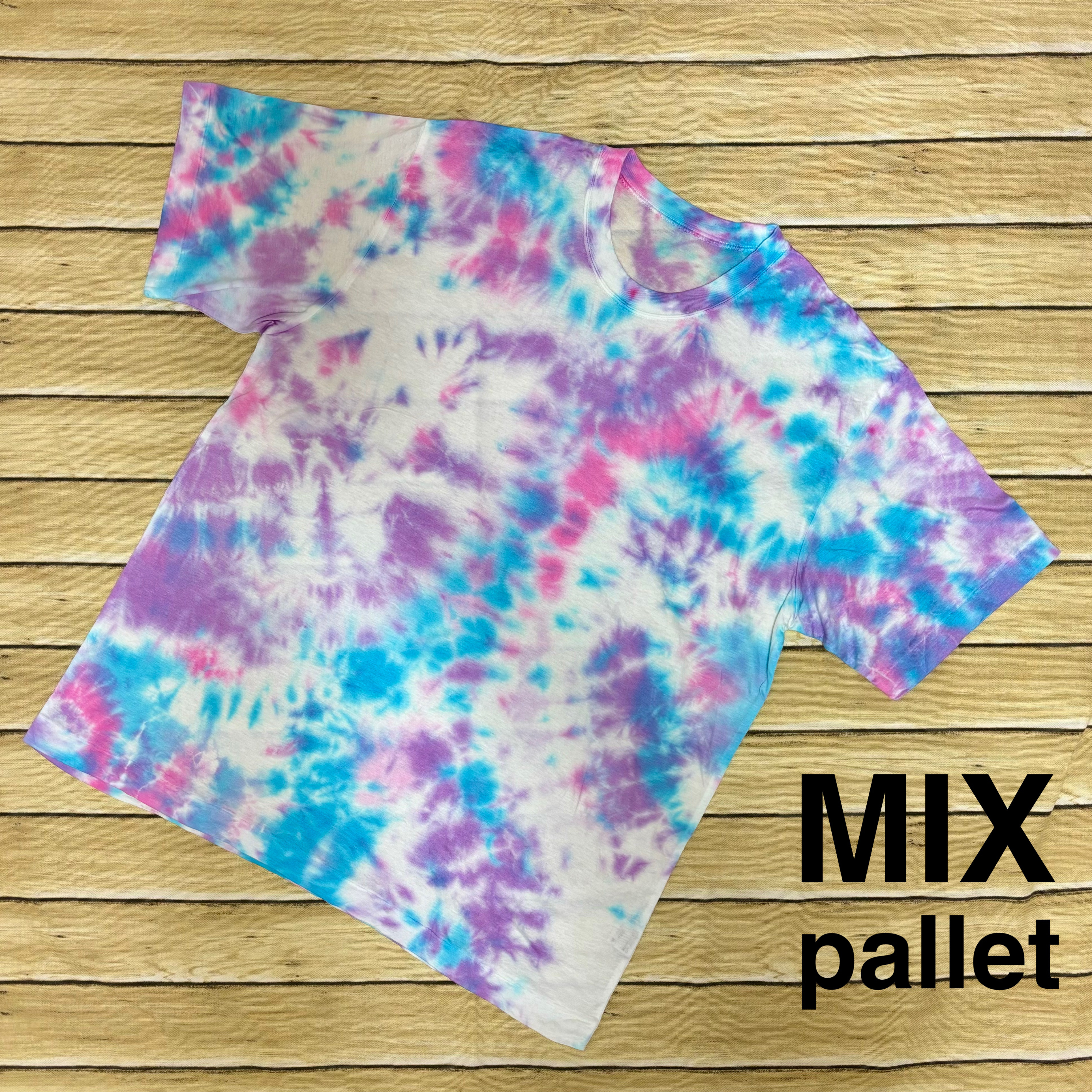 古着 ビンテージ タイダイ 染め Tシャツ モヤモヤ パープル パステル 美品 タイダイ染め Tシャツ XLサイズ パープル ムラ染め Hippies Dye