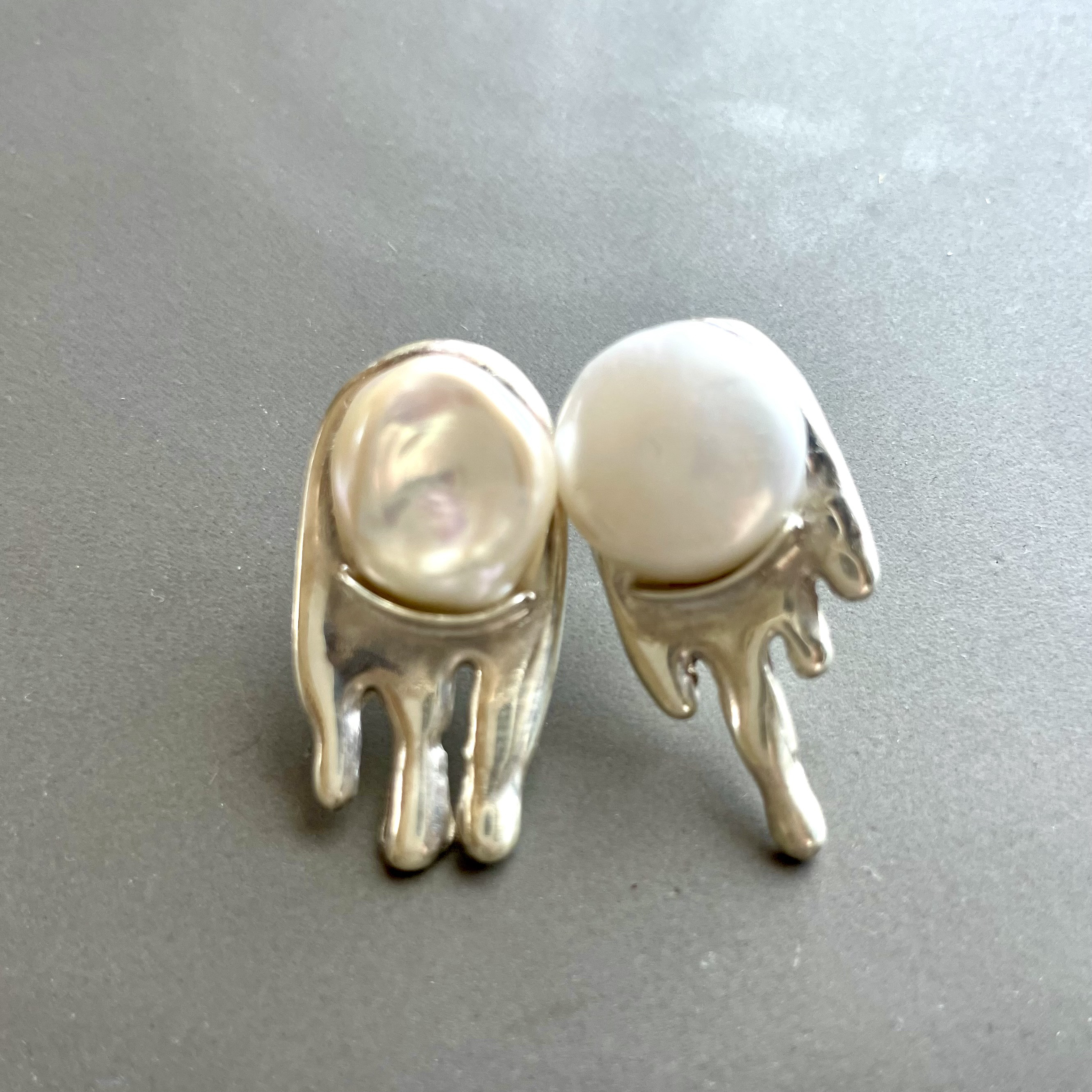 溶　ピアス　silver925
